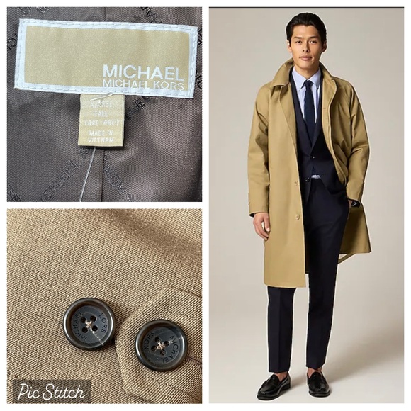 Michael michael Kors camel/brown men coat size XL 46-48L - Picture 1 of 15